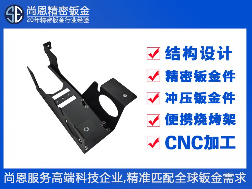 機器人末端執行器模組電氣控制盒安裝支架